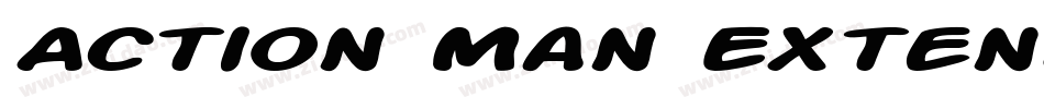 Action Man Extended字体转换